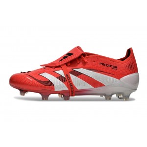 Adidas Predator 25 Pure Victory Pack Elite Tongue FG - Lucid Red/White/Black