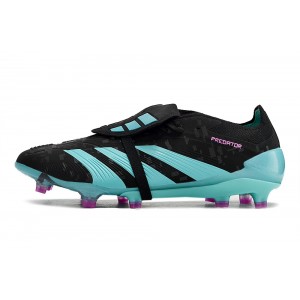 Adidas Predator Elite FG Foldover Tongue FG - Black/Turquoise/Purple