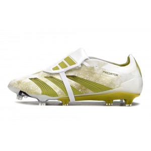 Adidas Predator Elite FG Foldover Tongue FG - Metallic Gold/White