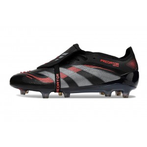 Adidas Predator Elite Foldover Tongue FG Stealth Victory Pack - Black /Grey /Red