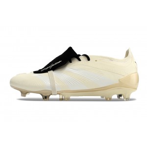 Adidas Predator Yamamoto Y-3 Elite Foldover Tongue FG - Cream White/Black