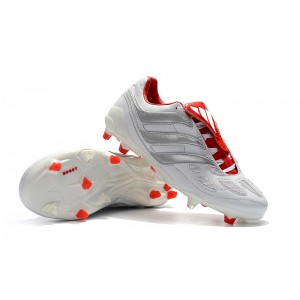 Adidas Predator Precision FG x Beckham - White / Silver Metallic / Predator Red
