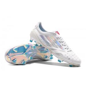 Adidas X 99.1 FG - Cloud White / Bright Cyan / Shock Pink