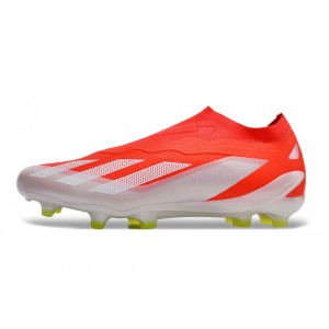 Adidas X Crazyfast.1 Laceless Eltie FG Energy Citrus Pack - Solar Red/White/Solar Yellow