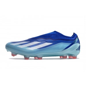 Adidas X Crazyfast.1 LL Laceless FG Marinerush Pack - Royal Blue/White/Pink