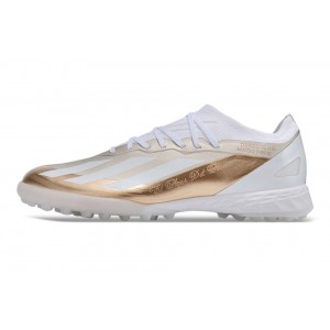 Adidas X Crazyfast.1 Messi Ballon d'Or TF - White/Gold