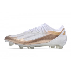 Adidas X Crazyfast.1 Messi El Ocho Elite FG - White/Gold