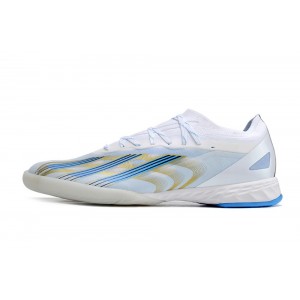 Adidas X CrazyFast.1 Messi IC Indoor Las Estrellas - White/Gold/Pulse Blue