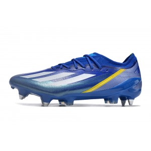 Adidas X Crazyfast.1 SG Soft Ground Brazil - Blue/Yellow/White