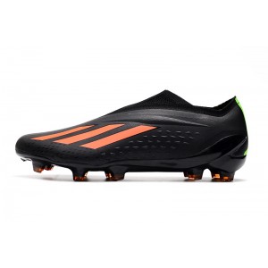 Adidas X Speedportal+ FG Shadowportal - Black/Solar Orange/Green