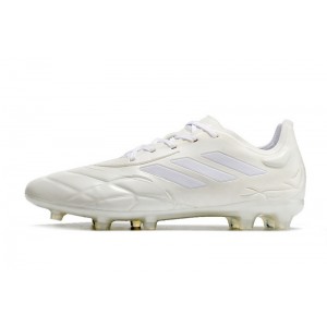 Adidas Copa Pure.1 FG Soccer Cleats Pearlized - White/Zero Metallic