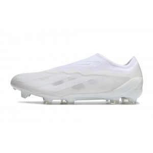 Adidas Laceless X Crazyfast.1 FG Pearlized Pack - All White