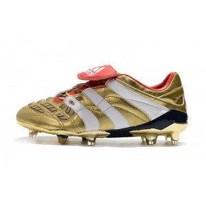 Adidas Predator Accelerator Zinedine Zidane FG - Gold Metallic/White/Navy