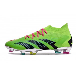 Adidas Predator Accuracy.1 FG Firm Ground - Green/Pink/Silver