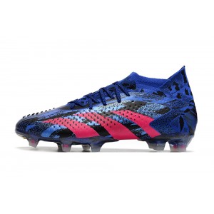 Adidas Predator Accuracy.1 FG Paul Pogba Soccer Cleats - Lucid Blue/Real Magenta/Black
