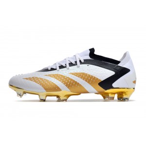 Adidas Predator Accuracy.1 Low FG Soccer Cleats Bellingham - White/Black/Gold