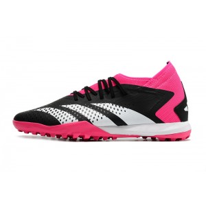 Adidas Predator Accuracy.3 TF Turf Soccer Cleats - Black/Pink