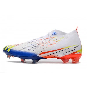 Adidas Predator Edge .1 FG Al Rihla - White/Solar Yellow/Blue