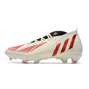 Adidas Predator Edge .1 FG Showdown - Off White/Vivid Red/Gold Metallic