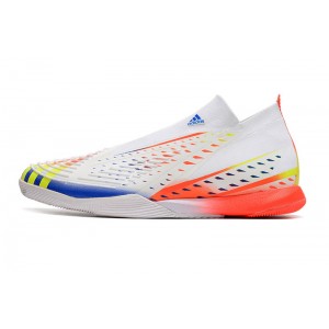 Adidas Predator Edge .1 IC Al Rihla - White/Solar Yellow/Blue