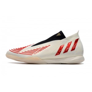 Adidas Predator Edge .1 IC Showdown - Off White/Vivid Red/Gold Metallic