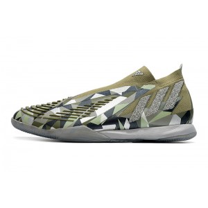Adidas Predator Edge .1 IC 'Swarovski Crystals' - Focus Olive/Silver/Magic Lime