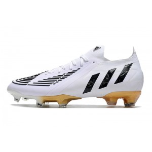 Adidas Predator Edge .1 Low FG Al Hilm - White/Solar Yellow/Blue