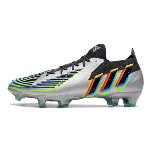 Adidas Predator Edge .1 Low FG Beyond Fast - Silver Metallic/Black/Green