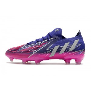 Adidas Predator Edge .1 Low FG Champions Code - Purple/Silver Metallic/Shock Pink