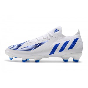Adidas Predator Edge .1 Low FG Diamond Edge - White/Blue