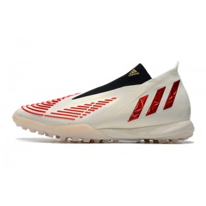 Adidas Predator Edge .1 TF 'Showdown' - Off White/Vivid Red/Gold Metallic