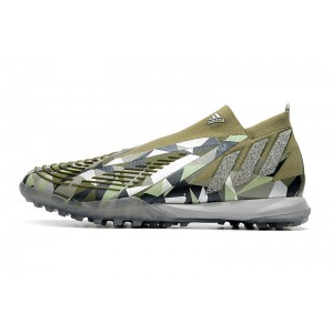 Adidas Predator Edge .1 TF Swarovski Crystals - Focus Olive/Silver/Magic Lime