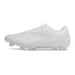 Adidas X Crazyfast.1 FG Firm Ground Pearlized - White/White