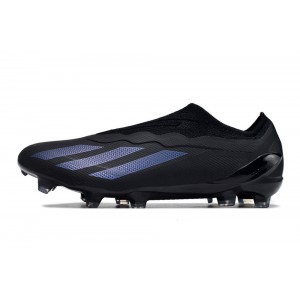 Adidas X Crazyfast.1 FG LL Laceless Nightstrike - Black