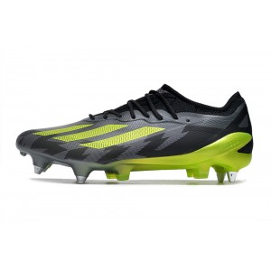 Adidas X Crazyfast.1 SG Soft Ground Crazycharged - Core Black/Yellow/Grey