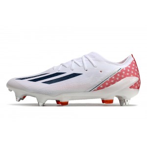 Adidas X Crazyfast.1 USA SG Soft Ground - White/Blue/Red