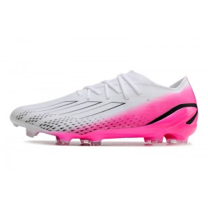 Adidas X Speedportal.1 FG Soccer Cleats - White/Pink Black