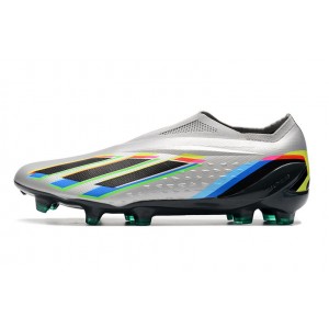 Adidas X SpeedPortal+ FG 'Beyond Fast'- Silver/Black/Yellow