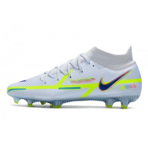 Nike Phantom GT 2 Elite DF FG The Progress - White Grey/Blackened Blue