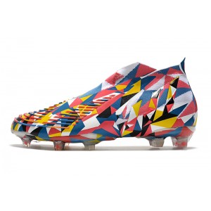 Adidas Predator Edge + FG Geometric - Blue/Yellow/Solar Red