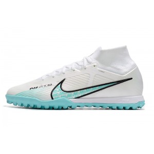 Nike Air Zoom Mercurial Superfly 9 Elite TF - White/Blue/Pink