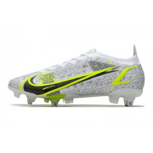 Nike Mercurial Vapor 14 Elite SG-PRO Safari - White/Black/Silver/Volt