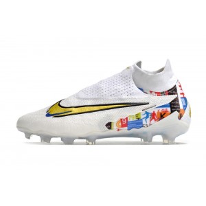 Harry Kane x Nike Phantom GX Elite DF FG - White/Blue/Gold