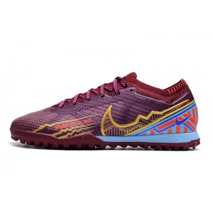 Nike Air Zoom Mercurial Vapor 15 Elite TF Kylian Mbappe - Dark Beetroot/Metallic Vivid Gold
