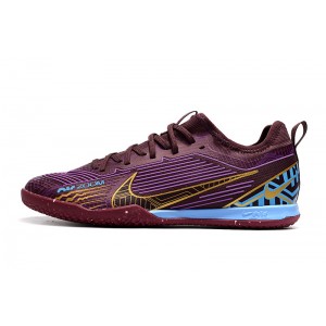 Nike Air Zoom Mercurial Vapor 15 Pro IC Kylian Mbappe - Dark Beetroot/Metallic Vivid Gold