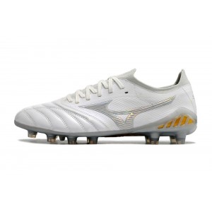 Mizuno Morelia Neo III Beta Shining Japan FG - White/Gold/Grey