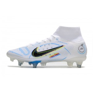 Nike Mercurial Superfly 8 Elite SG The Progress - White Grey/Blue