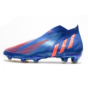 Adidas Predator Edge + FG 'Sapphire Edge' - Blue/Red