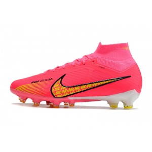 Nike Air Zoom Mercurial Superfly 9 Elite AG - Pink/White/Black/Volt