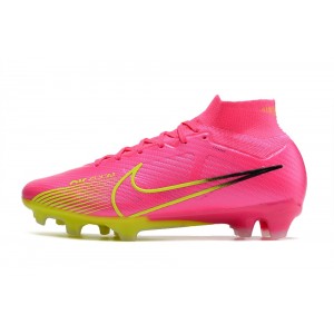 Nike Air Zoom Mercurial Superfly 9 Elite FG Luminous - Pink Blast/Volt/Gridiron